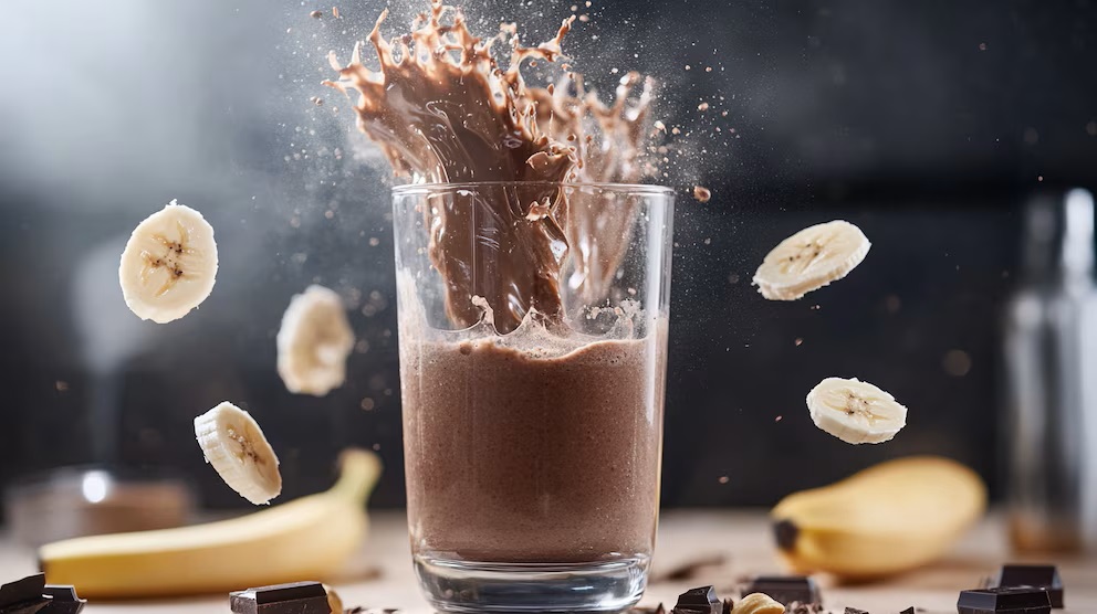 Jak připravit čokoládový proteinový koktejl s ovesem, abyste nabrali svalovou hmotu a byli silnější