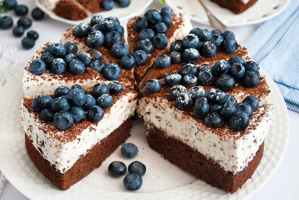 Borůvkový dort s mascarpone