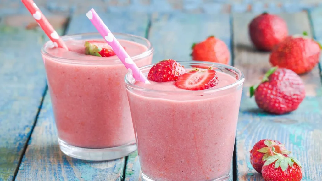 Jahodový smoothie