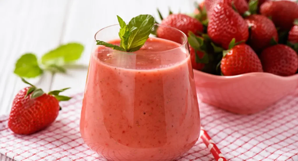 Jahodový smoothie